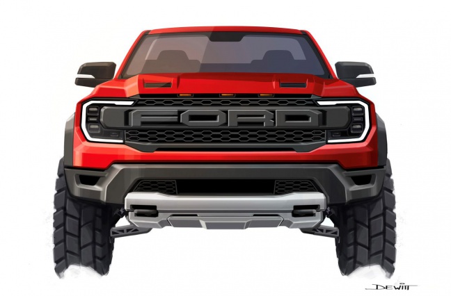 Opvallend design vangt Raptor DNA in gloednieuwe Ford Ranger Raptor pick-up