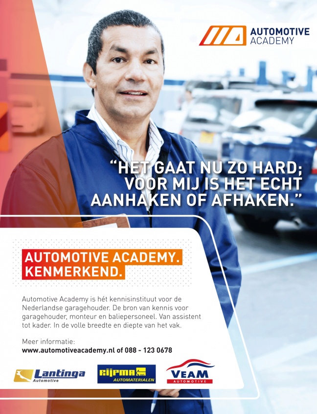 Lantinga Automotive, VEAM en Rijpma Automaterialen succesvol met AUTOMOTIVE ACADEMY Zwolle