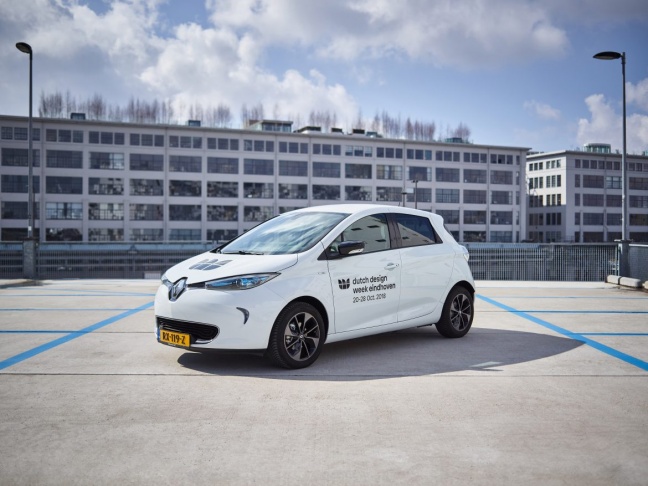 Konvooi elektrische Renault ‘Design Rides’ te zien op 13 oktober in Eindhoven