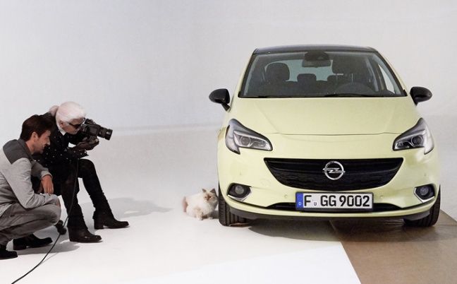 Kijkje achter de schermen met Opel, Choupette en Karl Lagerfeld