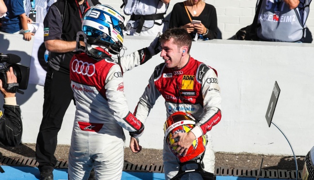 Audi-coureur Robin Frijns sluit DTM-seizoen af met twee sterke races