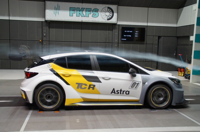 Opel Astra TCR benadert aerodynamisch perfectie