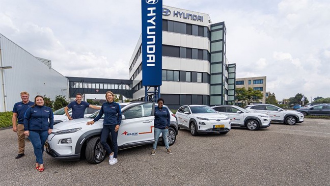 Krajicek Foundation rijdt 100% elektrisch dankzij Hyundai.
