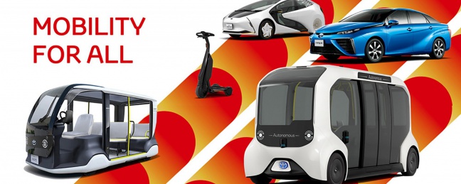 Toyota verzorgt mobiliteit voorTokyo 2020, inclusief een reeks elektrische voertuigen