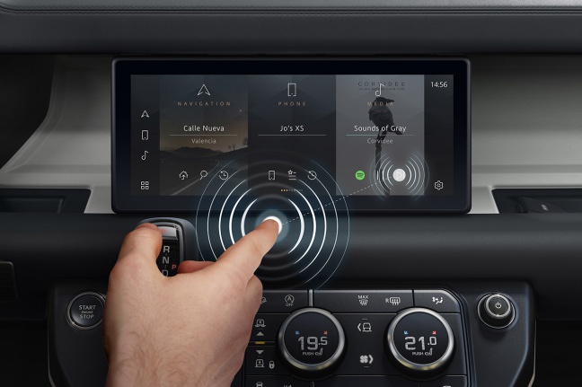 Unieke Predictive Touch-technologie van Jaguar Land Rover zorgt voor veiliger verkeer