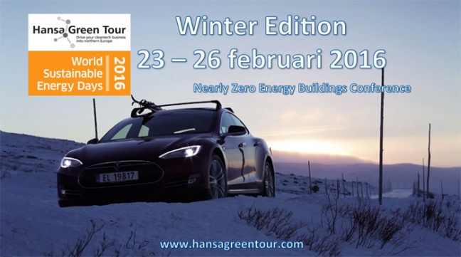 Hansa Green Tour Winter Editie naar de World Sustainable Energy Days