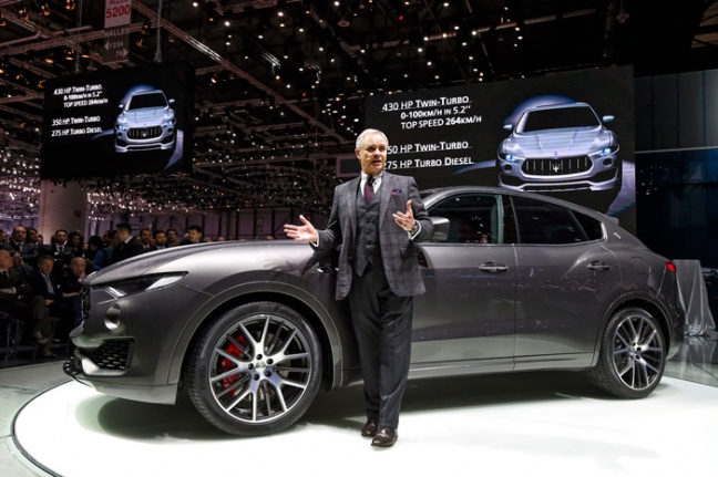 Maserati Levante debuteert tijdens de Autosalon van Genève