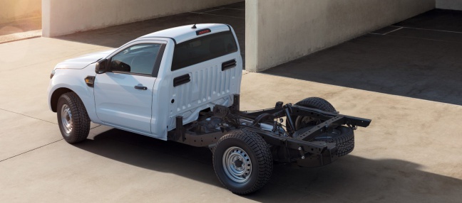 Ford Ranger pick-up nog veelzijdiger door toevoeging van chassis-cab model