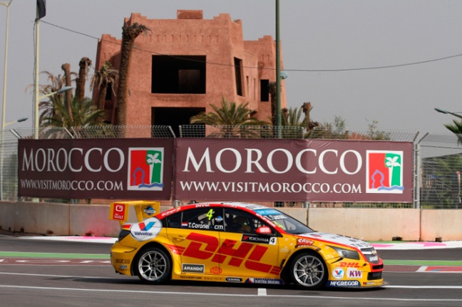 Tegenvallend resultaat voor Tom Coronel in Marokkaans WTCC-weekend