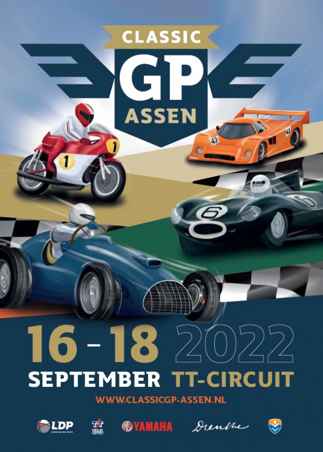 CLASSIC GP 16 – 18 SEPTEMBER 2022  TT CIRCUIT ASSEN  Drie dagen genieten van revolutionaire racers in de ‘Cathedral of Speed’