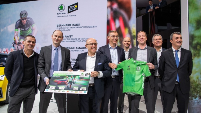 ŠKODA verlengt sponsorcontract met Tour de France-organisator A.S.O. tot 2023