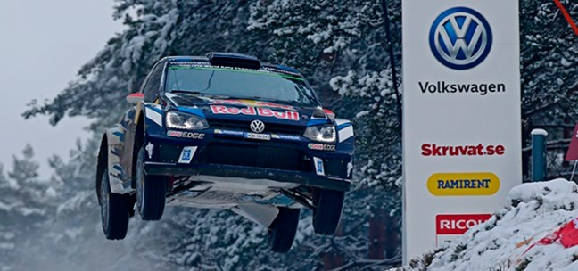 Ogier en Ingrassia winnen met Volkswagen Polo voor derde keer Rally Zweden