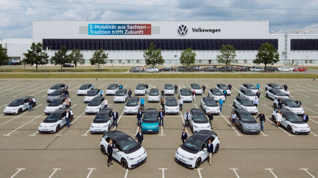 Volkswagen-medewerkers starten praktijktest met 150 ID.3’s