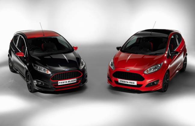 Ford maakt prijzen en specificaties van 140pk sterke Ford Fiesta 1.0 EcoBoost Red & Black Editions bekend