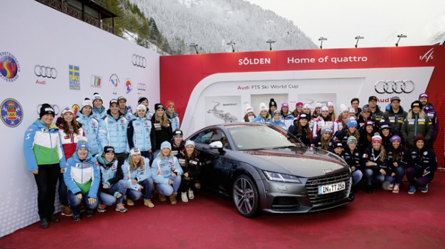 Audi toonaangevende partner in wintersport