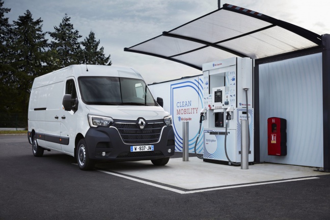Groupe Renault introduceert waterstof in lichte bedrijfswagen programma