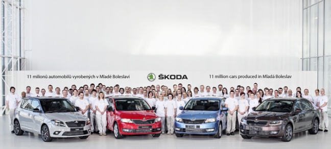 Record: 11 miljoen auto’s uit de ŠKODA fabriek in Mladá Boleslav
