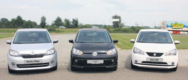 Skoda Citigo, VW up! en SEAT Mii trio-test!
