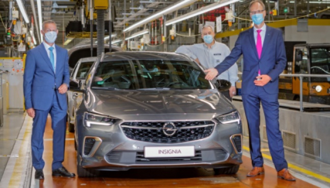 Opel start productie nieuwe Insignia in Rüsselsheim