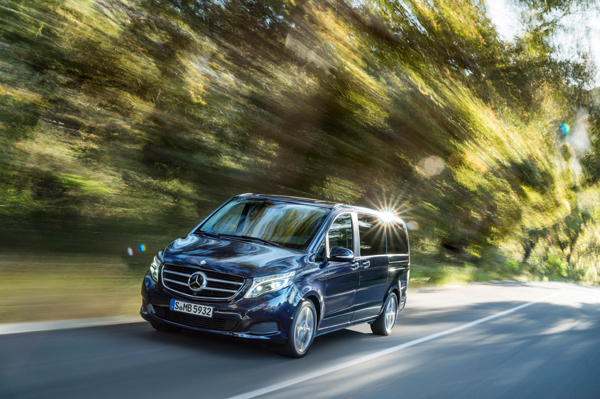 Verkoopvrijgave Mercedes-Benz V-Klasse blue dynamic2