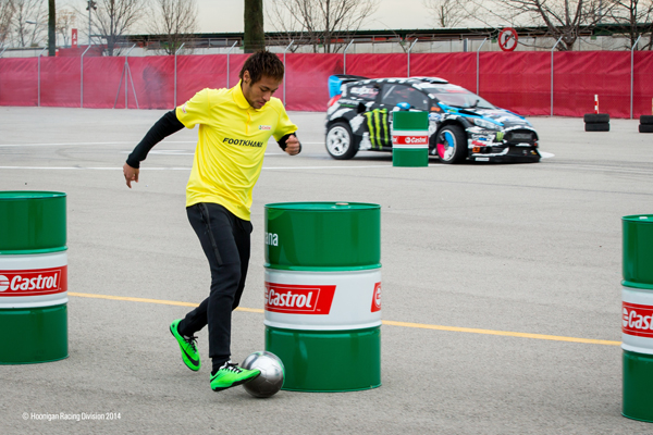 Castrol Footkhana Block Neymar JR action