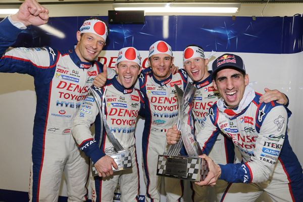 Toyota kampioen TS040 HYBRID FIA World Endurance Championschip drivers