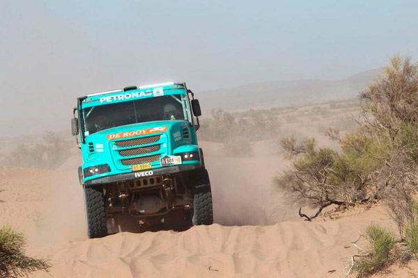 Gerard de Rooy DAKAR2014 etappe5 action2