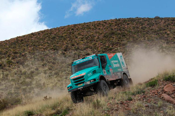 Gerard de Rooy DAKAR 2014 etappe 7 action