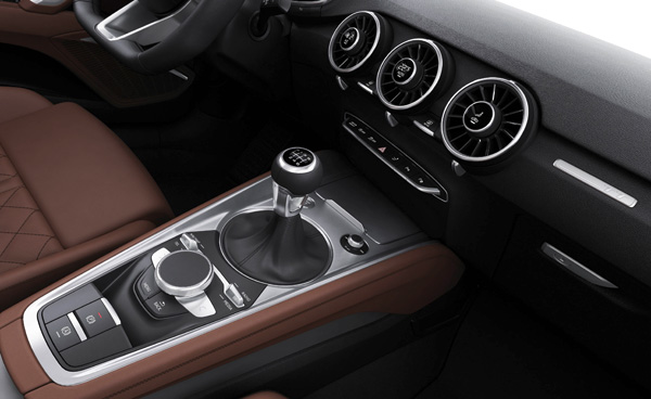 Nieuwe Audi TT middenconsole