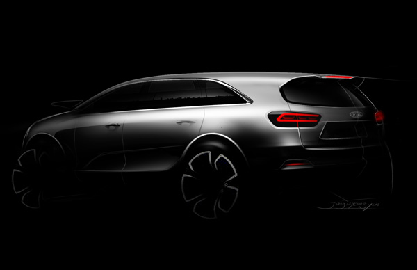 Nieuwe KIA Sorento design back