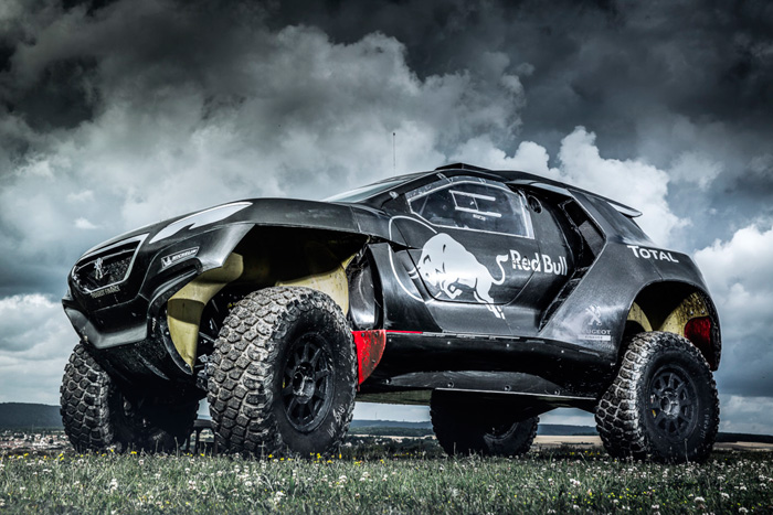 Peugeot 2008 DKR first test pre dakar header