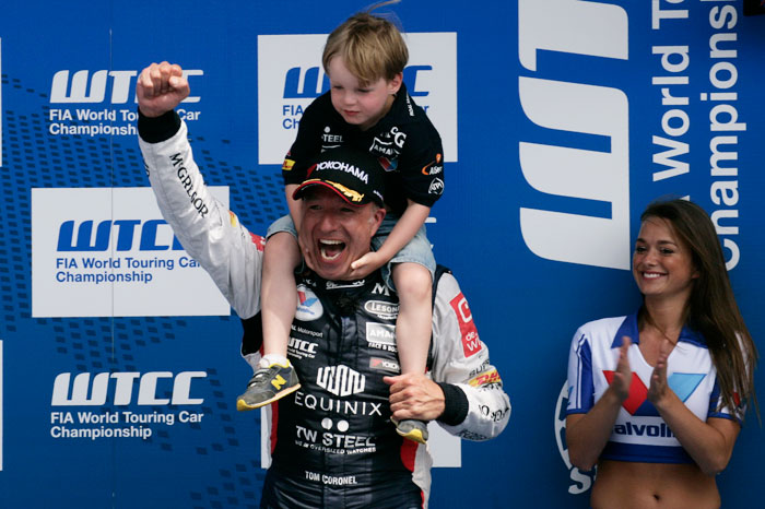 Tom Coronel WTCC Chevrolet SPA Podium1