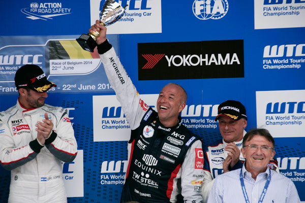 Tom Coronel WTCC Chevrolet SPA Podium3