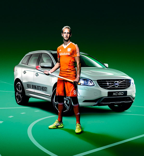 Billy Bakker Volvo V40 winnen WK Hockey