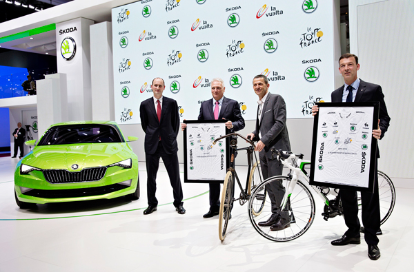 SKODA Partner Tour de France tot 2018 presentation