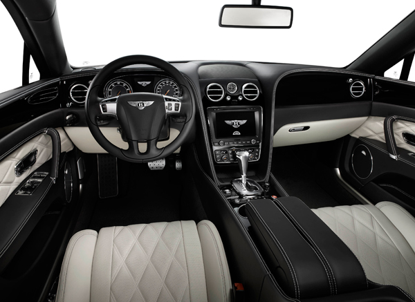 Bentley Flying Spur V8 leverbaar interieur