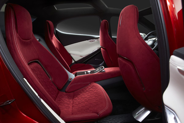 Mazda Hazumi 2014 backseat