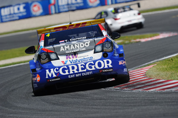 Tom Coronel eerste podium 2014 WTCC action back