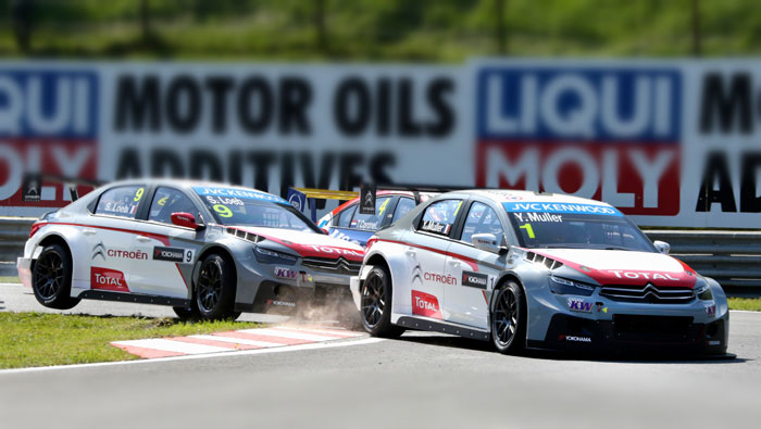 WTCC Citroen Oostenrijk action header