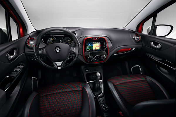 Avontuurlijke Renault Captur Helly Hansen Extended Grip interieur