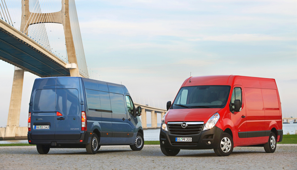 Nieuwe motoren Opel Movano back and front2