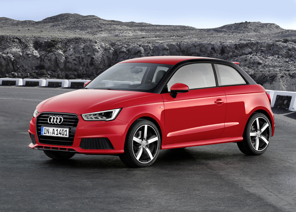 Sportievere looks nieuwe motoren vernieuwde Audi A1 A1 Sportback red 3kw