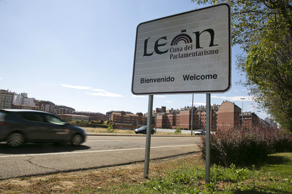 SEAT Leon naar Leon Spanje arrival