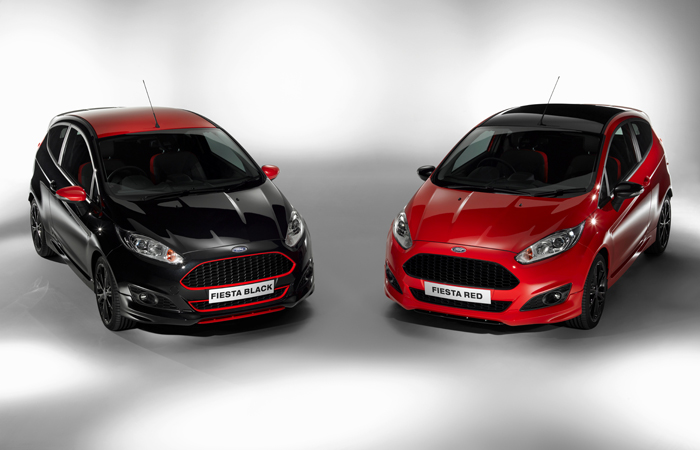 Ford Fiesta Red Edition Black Edition header