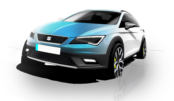 SEAT Leon X-PERIENCE Paris sketch front