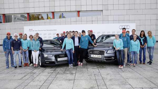 Audi partner wintersport team