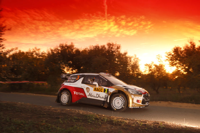 MEEKE WRC SPAIN sunset