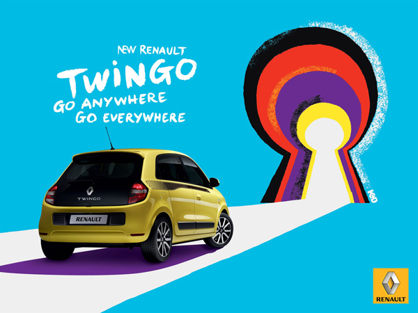 Renault Twingo global Go Anywhere back