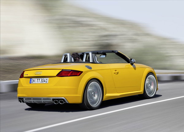 Nieuwe Audi TTS Roadster back