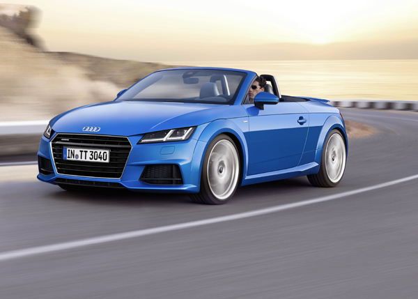 Nieuwe Audi TT Roadster dynamic